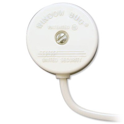 USP Window Bug Glass Break Sensor, White
