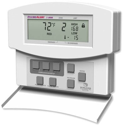 Winland EnviroAlert 2 Zones Digital Environmental Monitoring Alarm, 12VDC (Open Box)