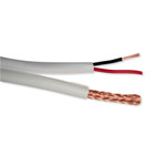 Siamese Cable (1 RG59/U Single Shield Coax, 1 Power 18/2), 500'