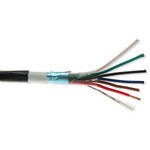 Communication Security Wire, 18AWG, 2C, Direct Burial, Shielded with Drain, 1,000'