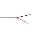 Communication Security Wire, 22AWG, 2C, 1,000 Ft., White