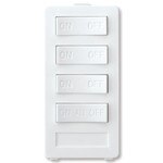 X10 PRO 4-Button Keypad (3-Address & All On/All Off), White