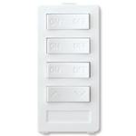 X10 PRO 4-Button Keypad (3 Address & 1 Dimmer), White