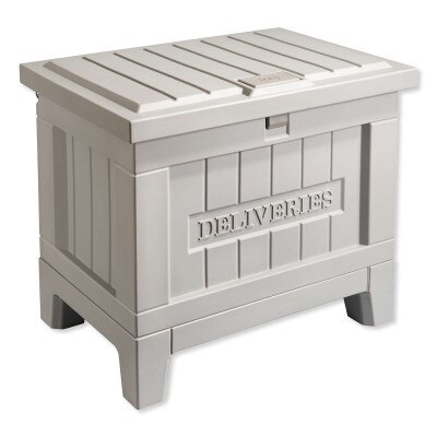 Yale Delivery Box, Kent, with Wi-Fi, Manor Gray