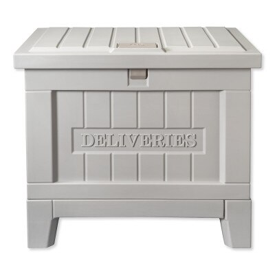 Yale Delivery Box, Kent, with Wi-Fi, Manor Gray