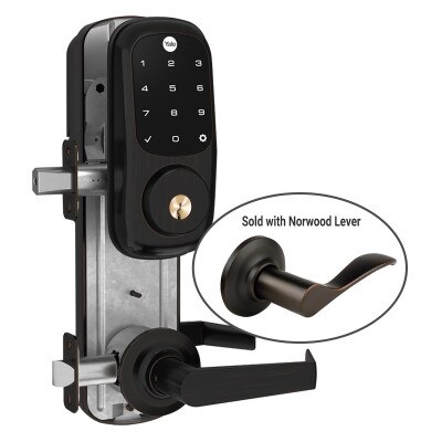 Yale Z-Wave Plus Assure Interconnected Lockset with Touchscreen Deadbolt, Norwood Lever, Left-Handed, Oil Rubbed Bronze
