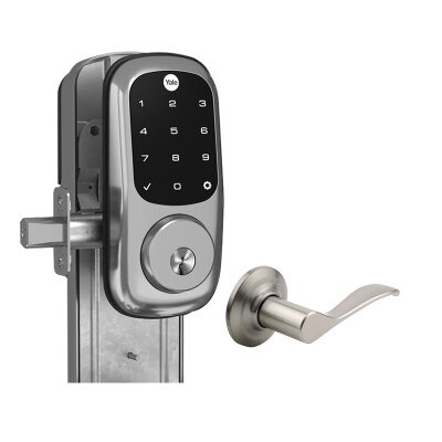 Yale Z-Wave Plus Assure Interconnected Lockset with Touchscreen Deadbolt, Norwood Lever, Right-Handed, Satin Nickel