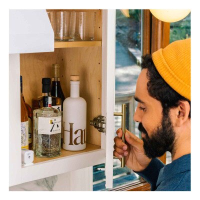 Yale Smart Cabinet Lock, Bluetooth & Wi-Fi, White