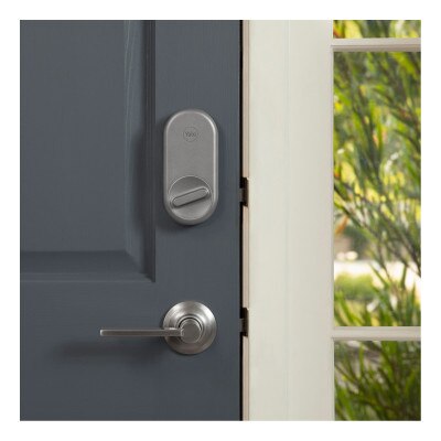 Yale Approach Lock with Wi-Fi Bridge, Silver