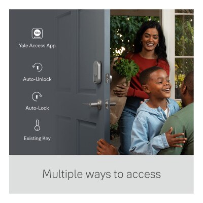 Yale Approach Lock with Wi-Fi Bridge, Silver