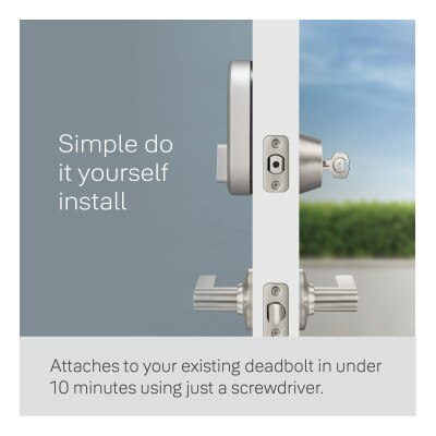 Yale Approach Lock with Wi-Fi Bridge, Silver