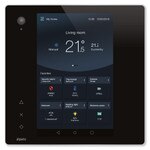 Zipato ZipaTile2 Z-Wave Home Automation Controller, Black Touch Panel with Silver Frame (Open Box)